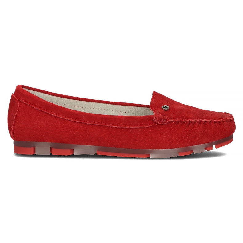 Röda Filippo DP2037 / 22 Rd läder loafers