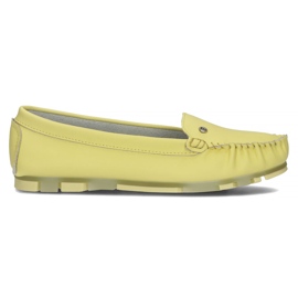 Läder loafers Filippo DP2037 / 22 Yl Li gul
