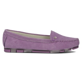 Läder loafers Filippo DP2037 / 22 Vi lila purpur