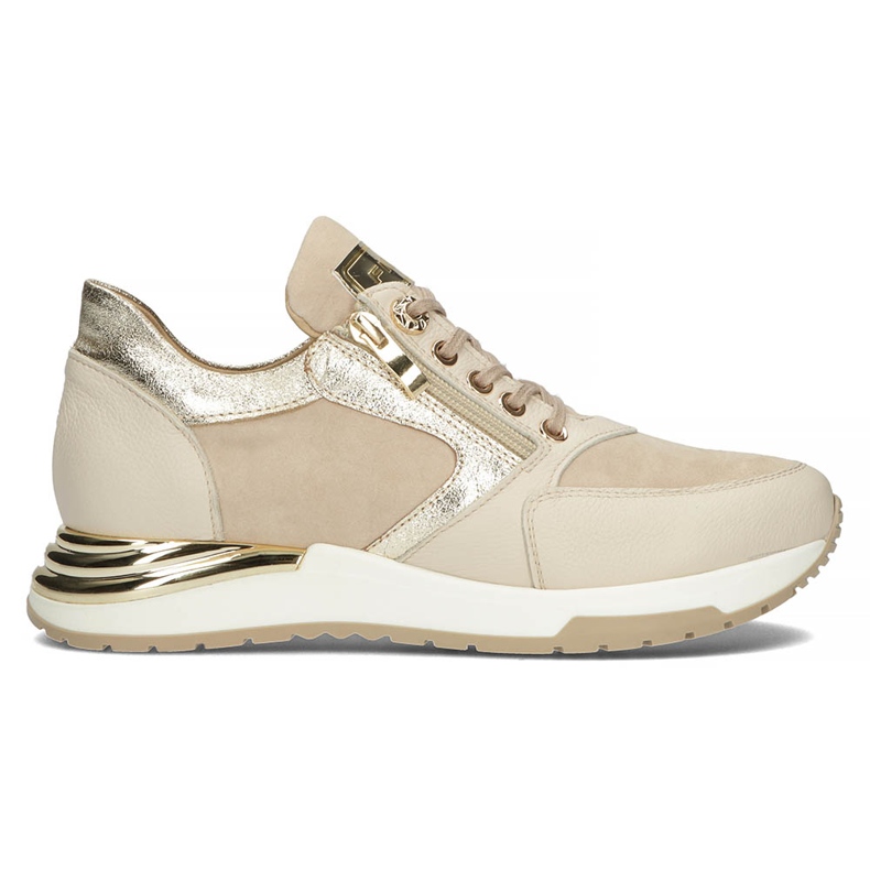 Lädersneakers Filippo 144 beige