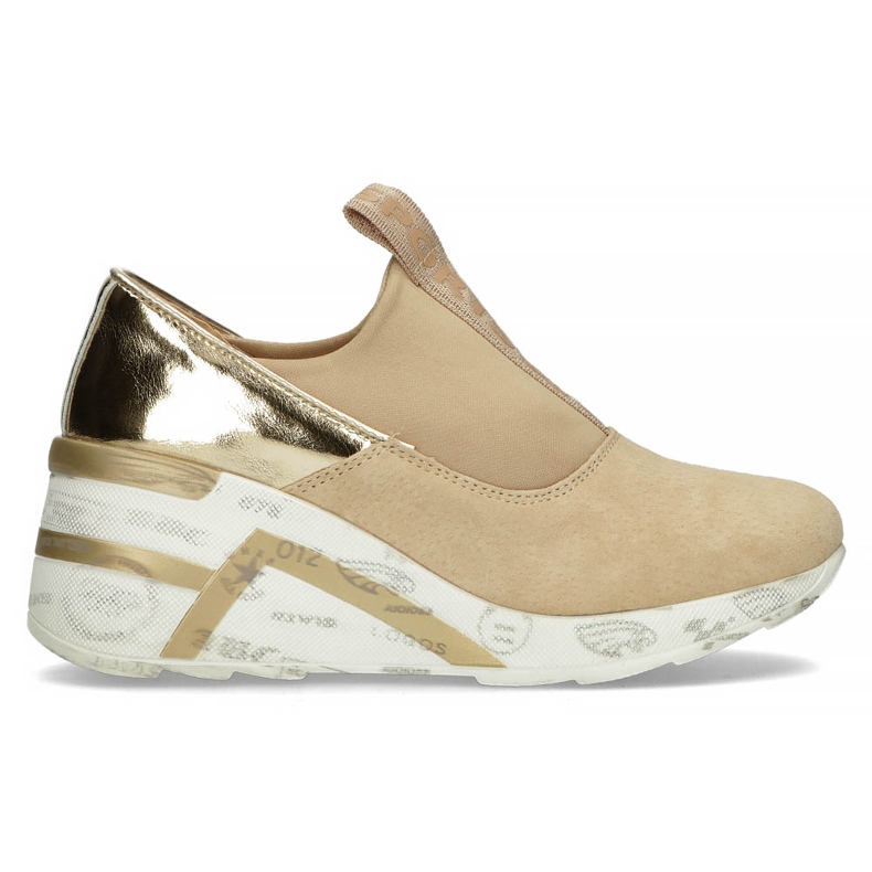 Läder Sneakers Filippo DP3652 / 22 Be beige