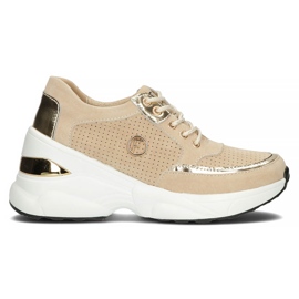 Läder Sneakers Filippo DP3655 / 22 Be beige