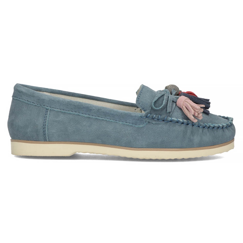 Läder loafers Filippo DP3512 / 22 Nv marinblå