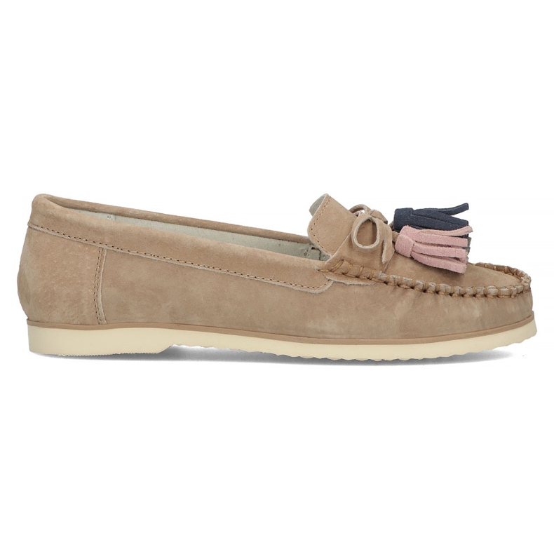 Läder loafers Filippo DP3512 / 22 Be beige