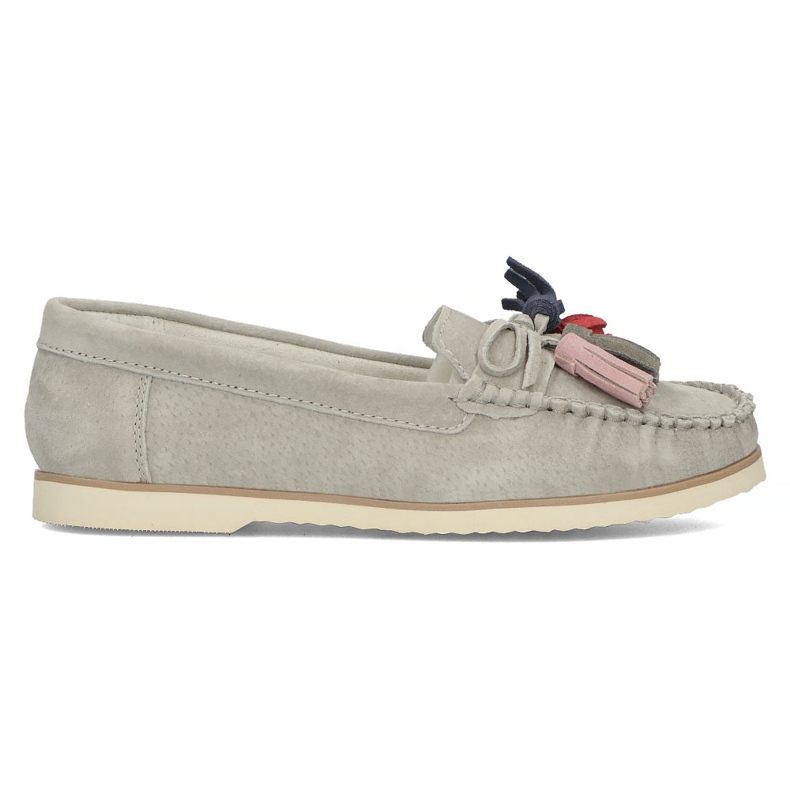 Läder loafers Filippo DP3512 / 22 Gr grå