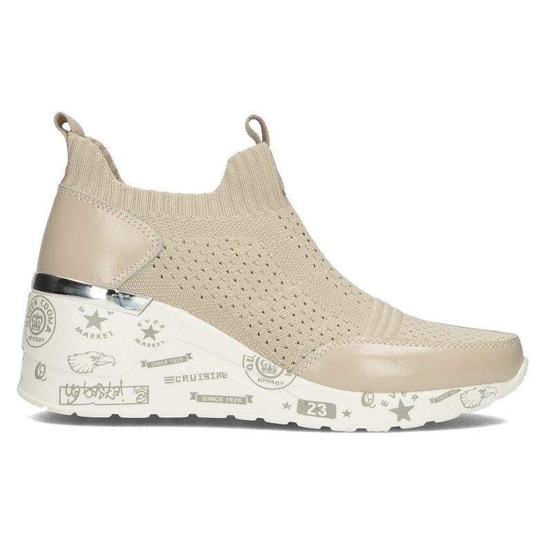 Läderskor Filippo DP3551 / 22 Be beige