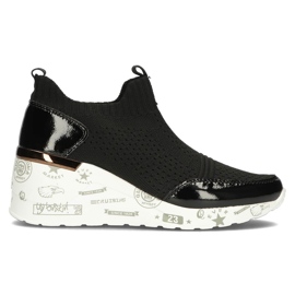 Läderskor Filippo DP3551 / 22 Bk svarta