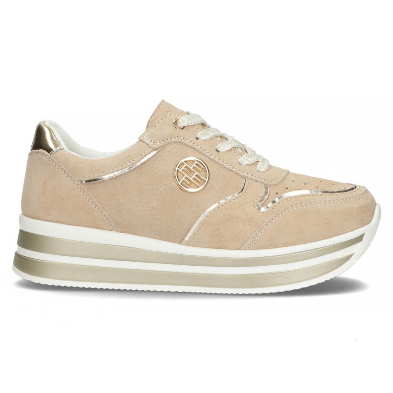 Läder Sneakers Filippo DP3682 / 22 Be beige