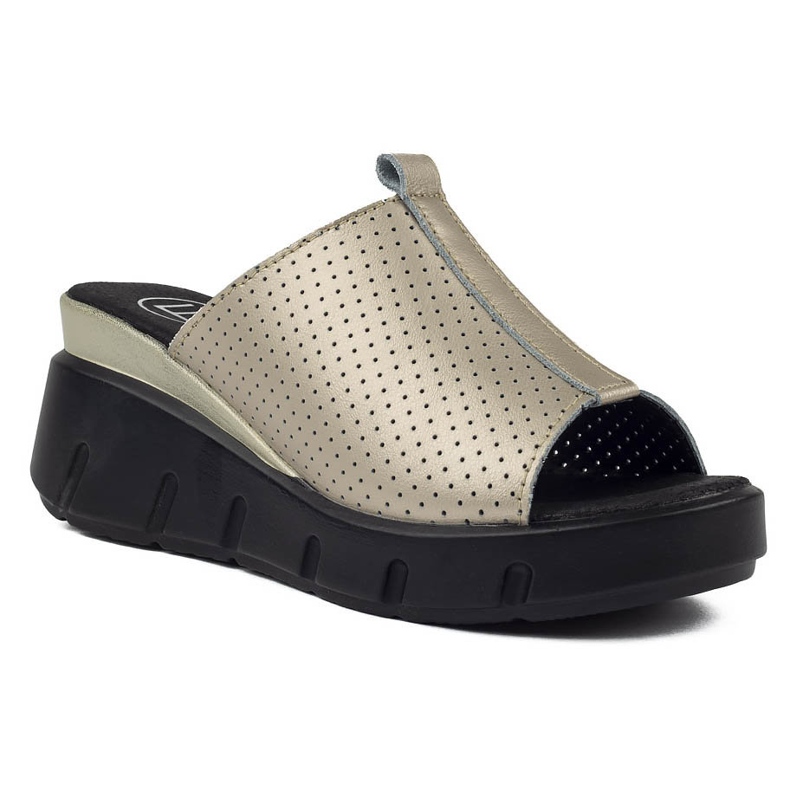 Skinntofflor Filippo DK3594 / 22 Go golden gyllene