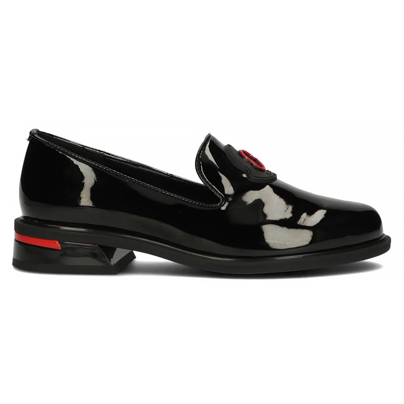 Läderskor Filippo DP3720 / 22 Bk svarta