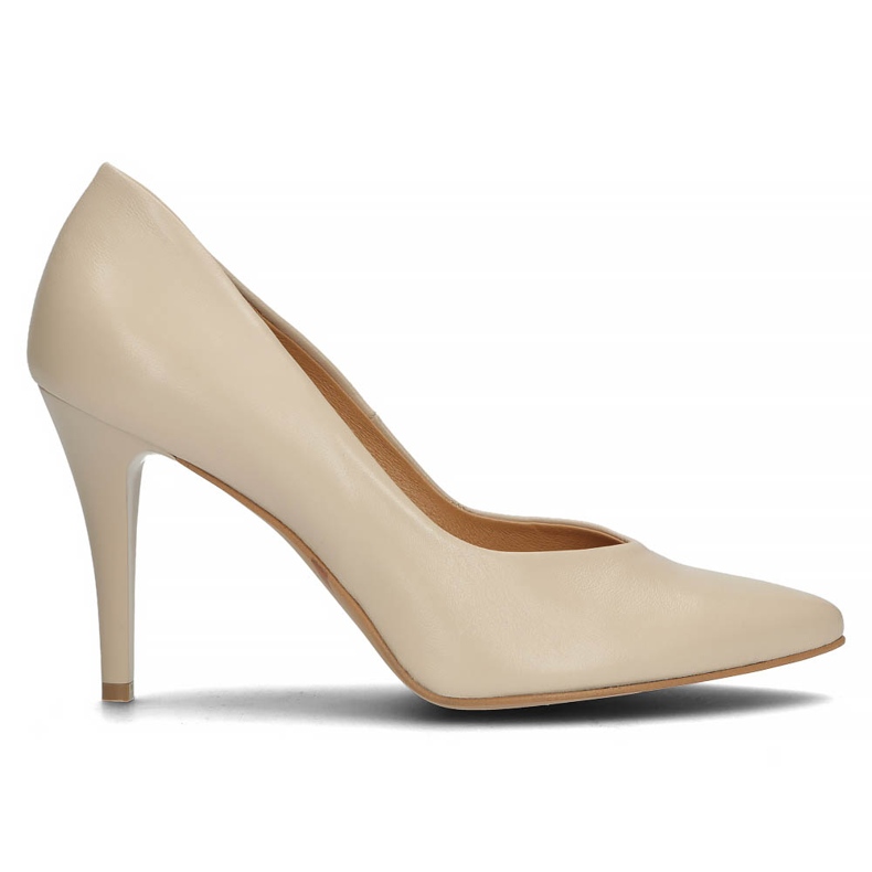 Läderpumps Filippo 2058 beige