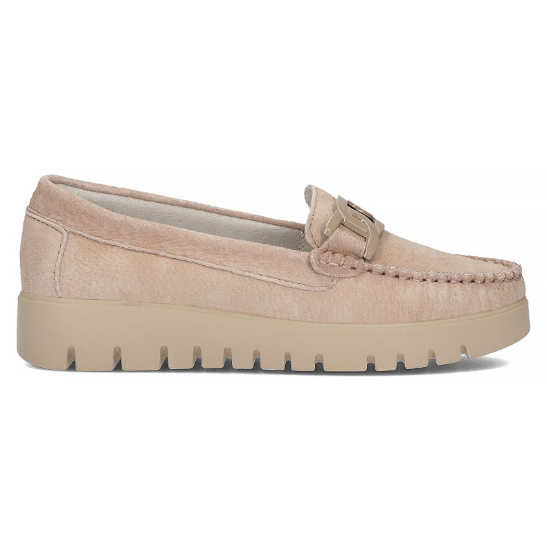 Läder loafers Filippo DP3334 / 22 Be beige