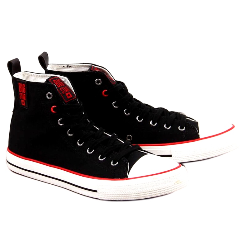 High-top sneakers Big Star M JJ174065 svarta