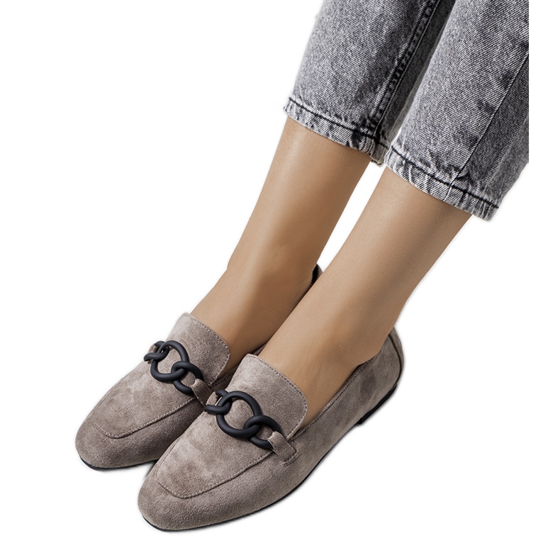 Grå läderskor från Dante