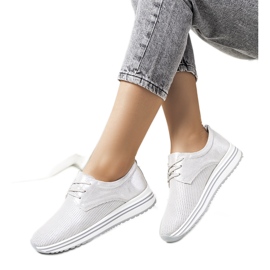 Serra sneakers i silver silver-