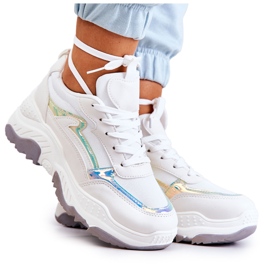 PG1 Vita Callisto glänsande sneakers för kvinnor