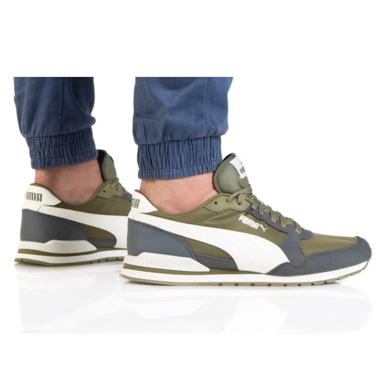Puma St Runner V3 Nl M 384857 05 vit grå grön