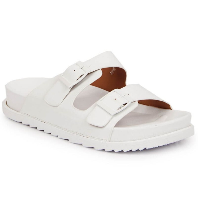 Gummitofflor Med Vita Spännen I S.Barski