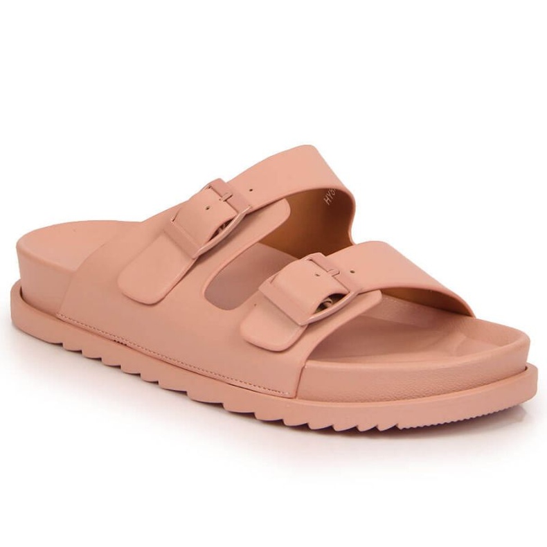 Gummitofflor Med Spännen Ljusrosa S. Barski