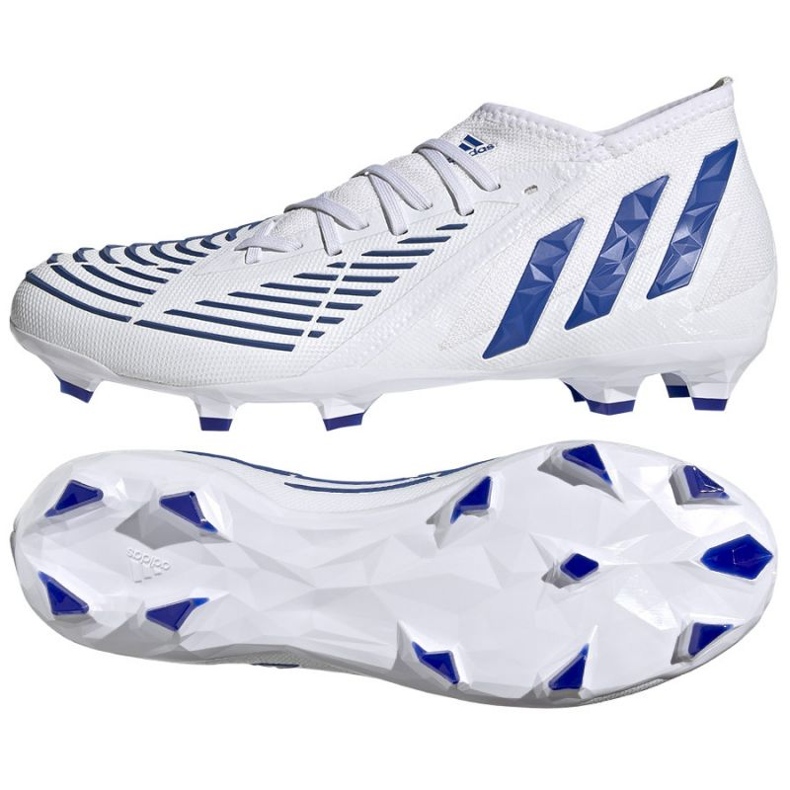 Adidas Predator Edge.2 Fg M GW2269 fotbollsskor vit vit