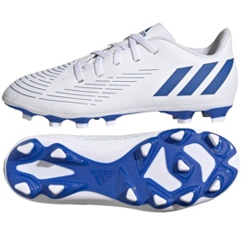 Adidas Predator Edge.4 FxG Jr GW2368 fotbollsskor vit