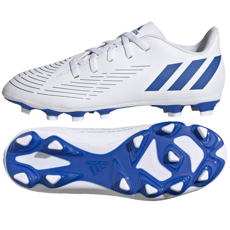 Adidas Predator Edge.4 FxG Jr GW2368 fotbollsskor vit