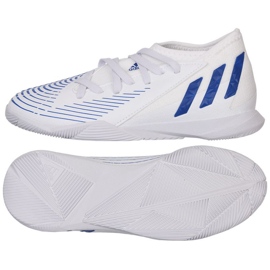 Adidas Predator Edge.3 In Jr GX2647 fotbollsskor vit vit