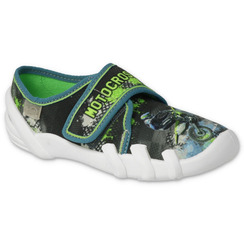 Befado barnskor 273X349 svart grå grön