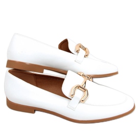 Tulip White dam loafers vit