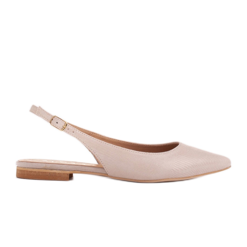 Marco Shoes Sandaler i naturlig mocka i beige 1965P-103-1