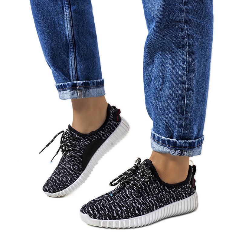 Svarta strumpor från Embro grå