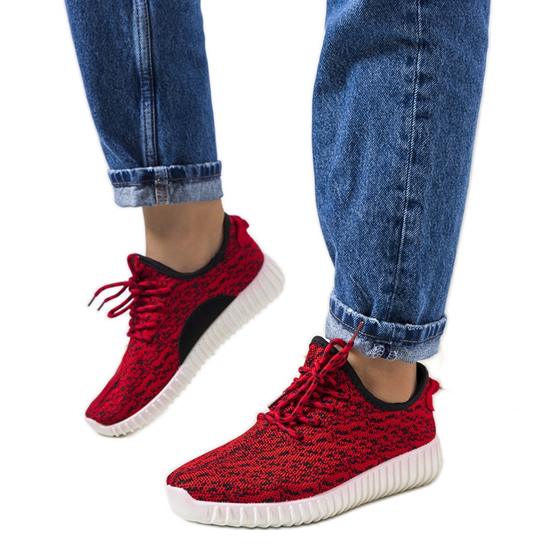 Röda Mulder sneakers svart