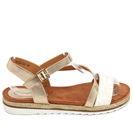 Guld espadrillesandaler Katia Gold gyllene