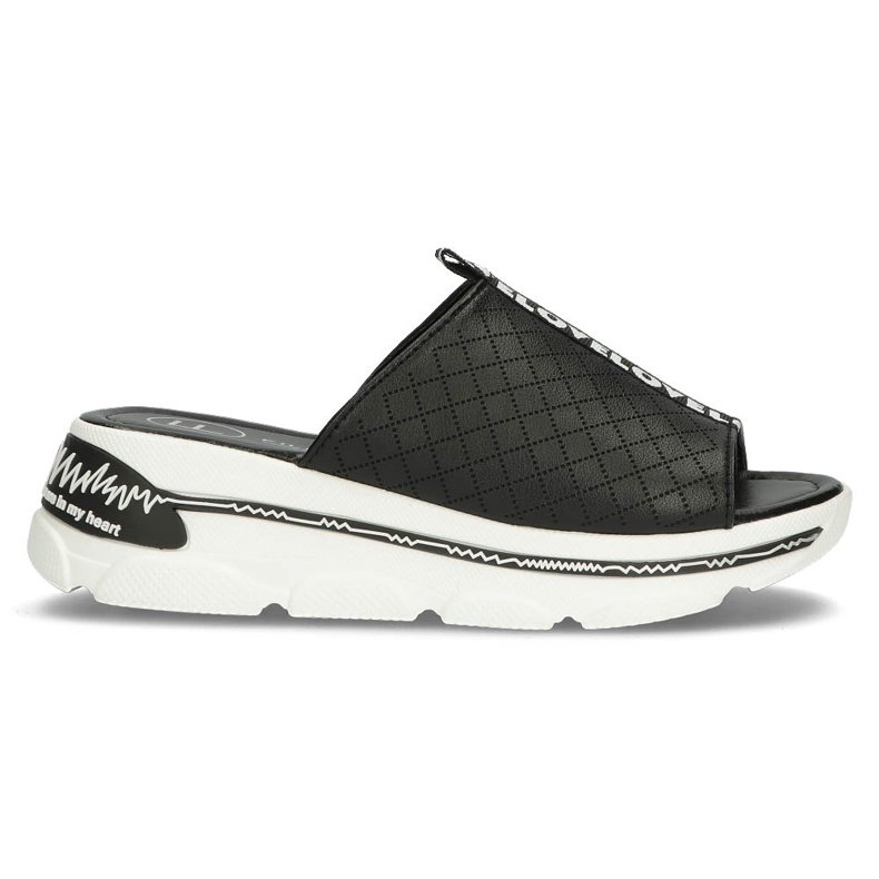 Skinntofflor Filippo DK3679 / 22 Bk svarta