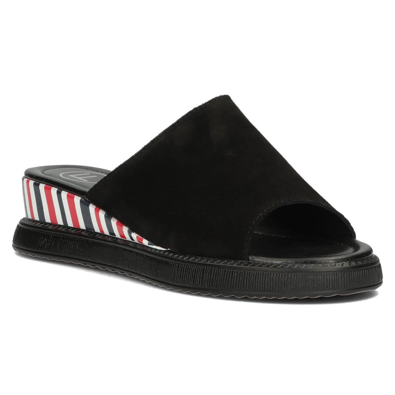 Skinntofflor Filippo DK3615 / 22 Bk svarta