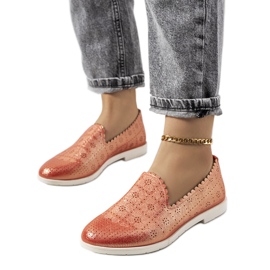 Girvan röda loafers för kvinnor