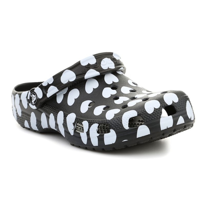 Crocs Classic Heart Print Clog W 207679-066 svart