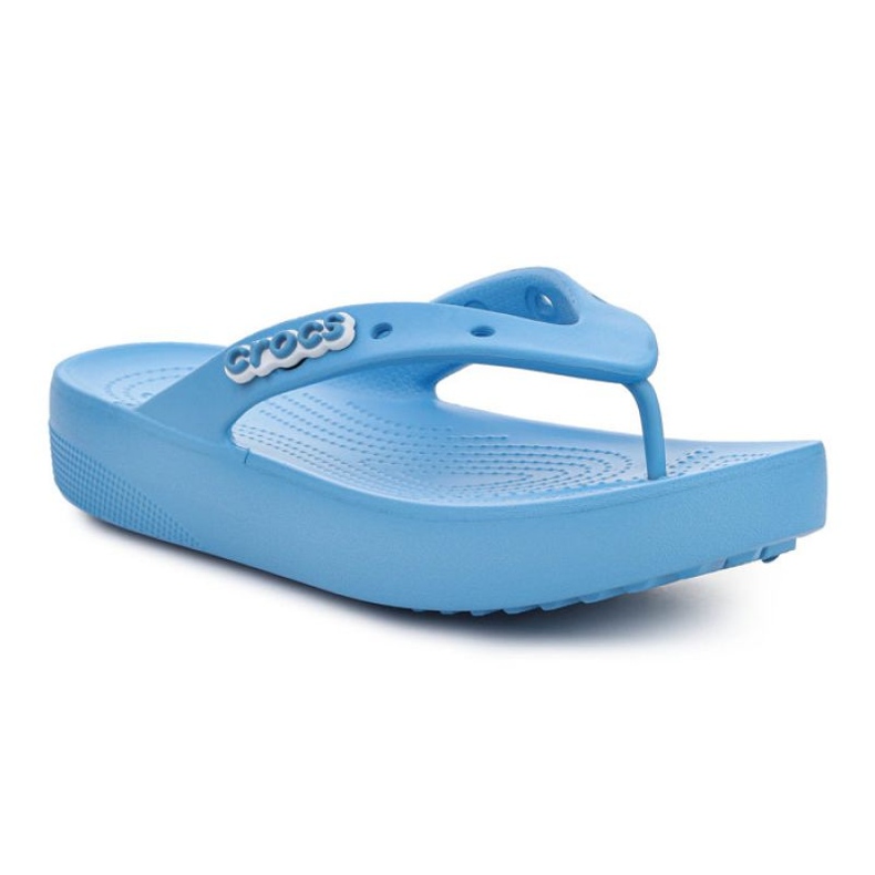 Crocs Classic Plattfrån Flip W 207714-4TB blå