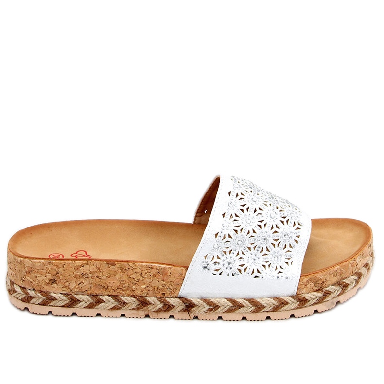 Jova Silver korksula vit