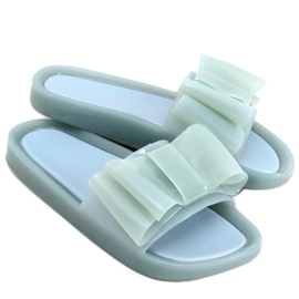 Vinca Green silikontofflor för kvinnor blå