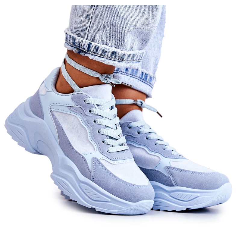 PG1 Sportskor dam Sneakers Blå Bacaris