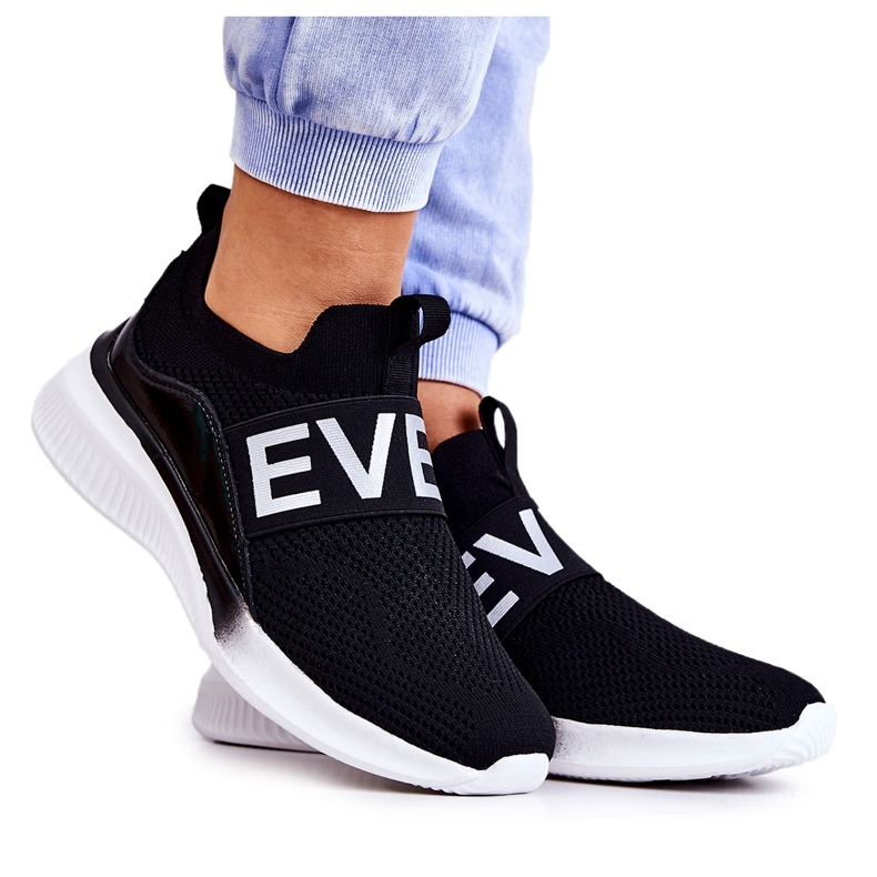 Vinceza Sportskor för kvinnor, Slip-on Svart Lorane