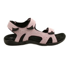 American Club HL53 / 22 Sandaler med Lt.Purple läderinlägg purpur rosa