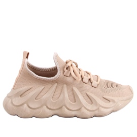 Band Khaki sock sportskor beige