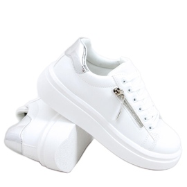 Damsneakers Lerato VIT / SILVER