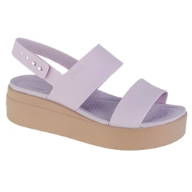 Crocs Brooklyn Low Wedge Sandaler 206453-5PV violett