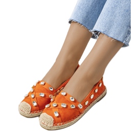 Orange Chanou espadriller