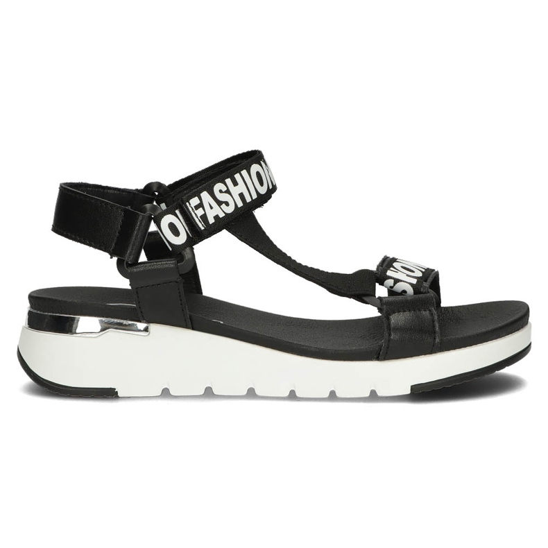 Lädersandaler Filippo DS2169 / 22 Bk svart