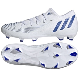 Adidas Predator Edge.3 L Fg M GW2279 fotbollsskor vit vit