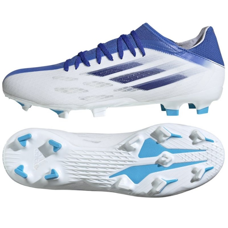 Adidas X Speedflow.3 Fg M GW7480 fotbollsskor mångfärgad vit